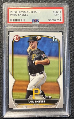 2023 Bowman Draft PAUL SKENES #BD14 RC PSA 9
