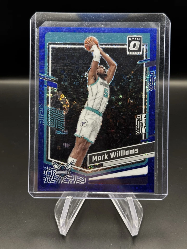 2023 Donruss Optic #175 Mark Williams Blue Disco #'d /49 Hornets - Image 3 of 3