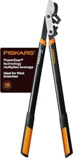 Fiskars 32" PowerGear2 Tree Loppers, 2" Cut Capacity, Heavy Duty Blade