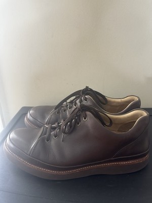 Men s 11M Samuel Hubbard Fast Sneakers Brown Real Leather Shoes / Vibram Sole
