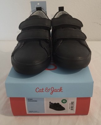 Toddler Boys' Dino Sneakers - Cat & Jack  Black Size 10 New In Box With Tags