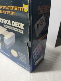 Nintendo NES Original Video Game Console Near Complete in Box  Tested/Working