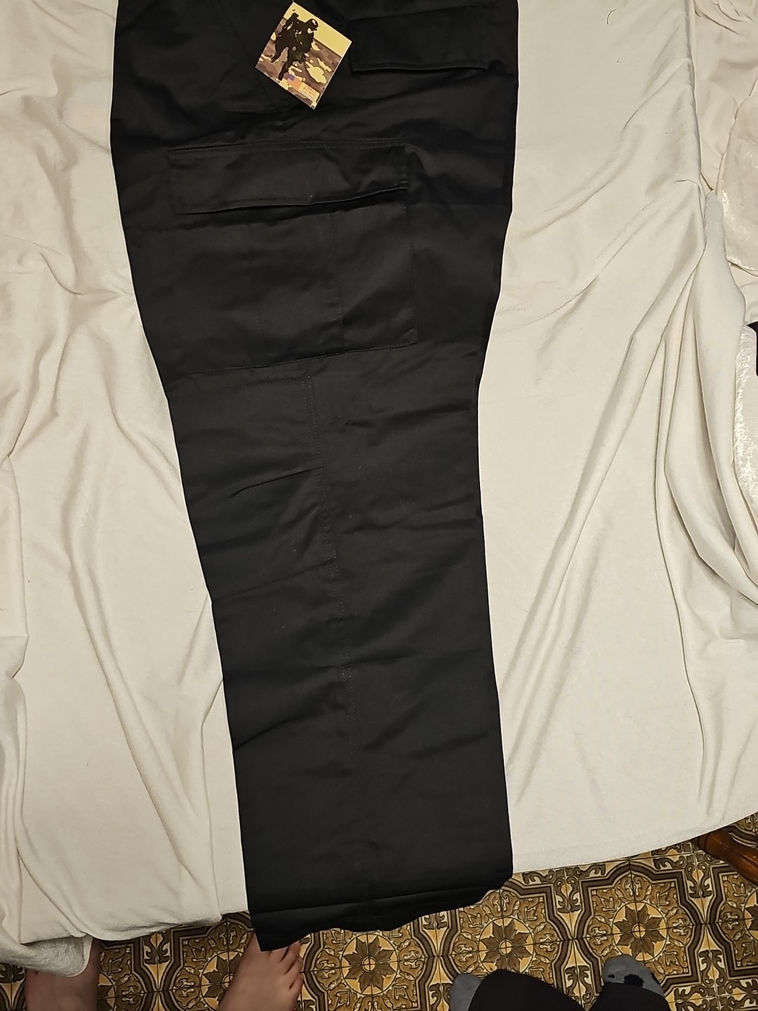 NEW Urban Patrol #3904 BDU Tactical Cargo Pants Black XL 39-43 WITH TAGS