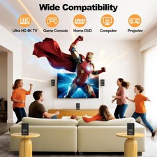 Bobtot Wireless 5.1 Home Theater System 1000W Surround Sound Speakers HDMI ARC