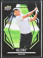 2024 Upper Deck Portfolio Justin Suh Allure Black Rainbow #A-JS GOLF