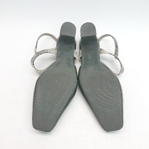 Oriental Traffic Square Toe Python Pattern Belt A… - image 7