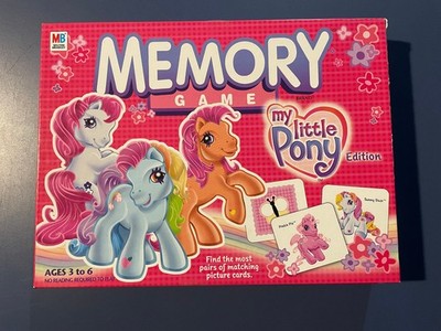My Little Pony Edition Memory Game 100% COMPLETE 2003 Milton Bradley