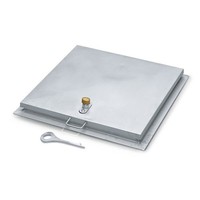 Zarges Brunnenabdeckung Eckig Aus Edelstahl Ohne Isolierung 625Mm X 625Mm