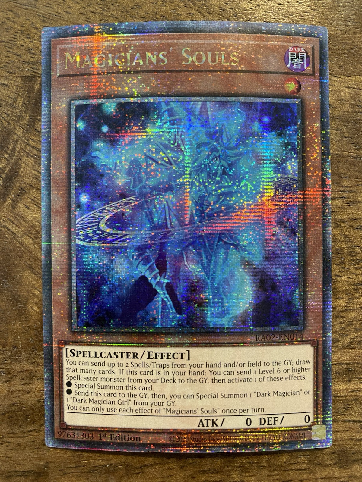 Magicians Souls RA02-EN014 1st Ed Quarter Century Secret Rare NM