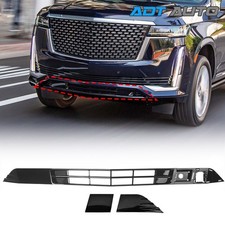 For Cadillac Escalade 2021-2024 Front Bumper Chrome Trim Grille Lower Face Bar For Cadillac Escalade 2021-2024 Front Bumper Chrome Trim Grille Lower Face Bar