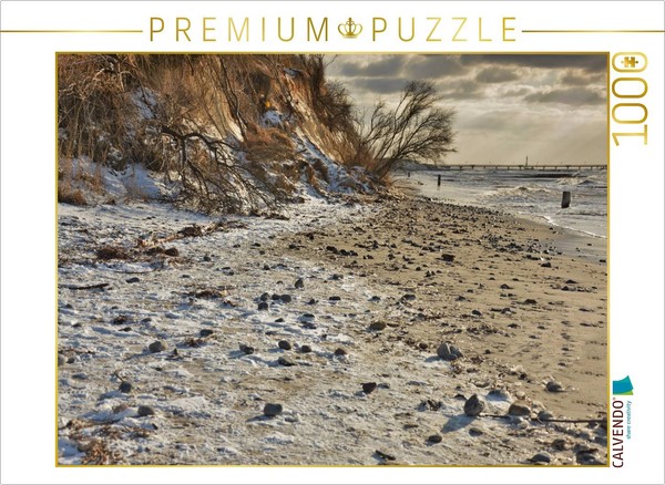Calvendo Puzzle On The Beach In Wustrow | 1000 Pieces, Finished Size 25.2 × 18.9-image