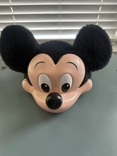 Vintage 1990 s Disney Parks Mickey Mouse 3D Ears Mesh SnapBack Hat Cap
