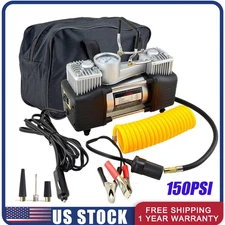 Heavy Duty Portable Air Compressor Car Tire Inflator Electric Pump Auto 12V