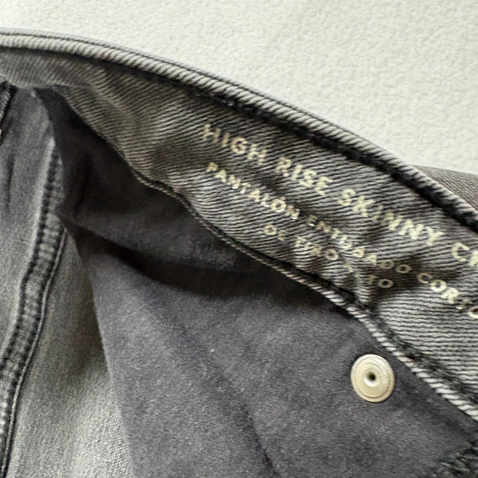 Universal Thread Jeans Womens 12 Gray Skinny Raw … - image 5