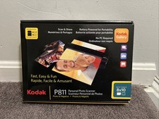Kodak P811PU Personal Photo Scanner Dark Purple w/ 4GB SD Card P811 New