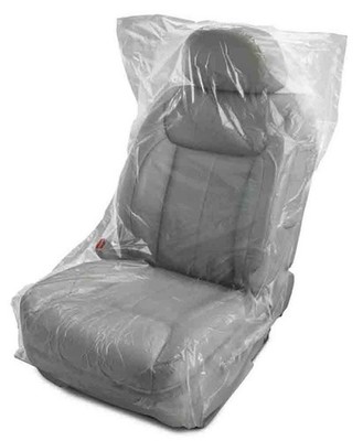 Donkey Auto Products Disposable Clear Plastic Automotive Seat Covers (30 Per ...