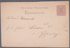 MayfairStamps Germany 1870s Weimar Numeric 5 Pfennig Stationery Card aaz_89519 — photo 1