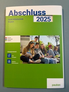 Abschluss 2025 – Quali Mittelschule Bayern – gebraucht wie neu! pauker