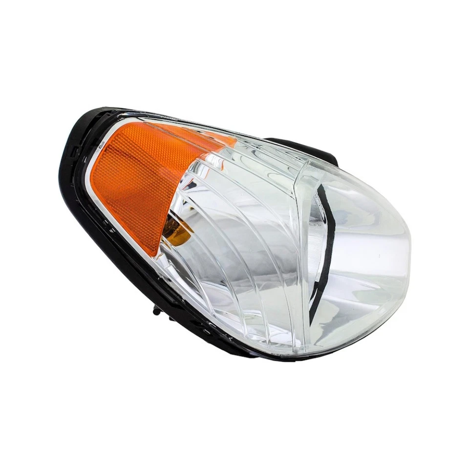 For Dodge Attitude 2006-2011 Headlight Passenger Side Amber & Clear Lens Halogen - Image 2 of 4