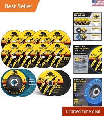 Comprehensive 11-Piece Grinding Wheel Set - Optimal for Stainless Steel & Metals