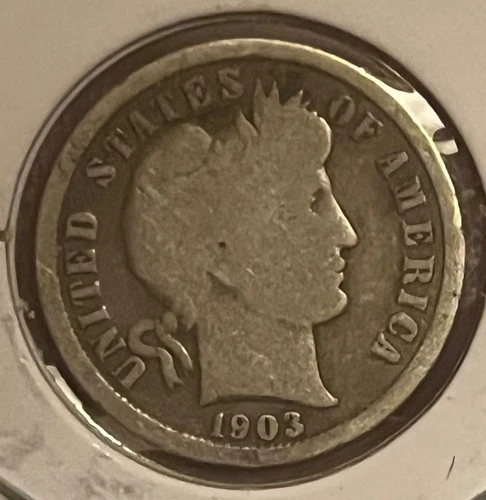 1903-s Barber Dime  ,  G / VG