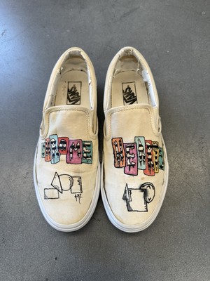 Chrome Hearts Vans Hand Drawn Art Work By Matty Boy