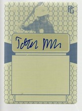 2022 Leaf Perfect Game Printing Plate Yellow Autograph MA-TM1 Tate McKee 1/1