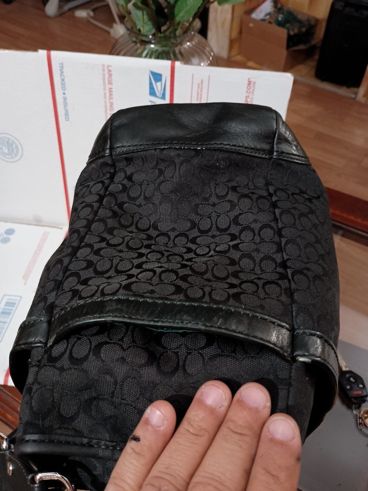 Coach Signature Diaper Large Travel Tote Bag F77156 Shoulder Purse