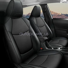 For Toyota RAV4 2019 - 2023 Car 5-Seat Covers Faux Leather Full Set Cushion