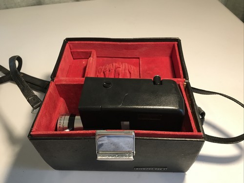 ¡Cámara réflex Bell & Howell con zoom con estuche de terciopelo rojo! De colección sin probar - Imagen 15 de 16