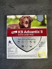 Dog Flea Treatment - K9 advantix II for XL Dogs Over 55 lbs - 2 monthly doses