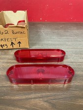 1961 1962 Pontiac Tempest Tail Light Lamp Lenses New Nors Glo Brite Pair