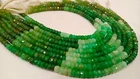 Natural Chrysoprase Rondelle Faceted 5 to 7mm Beads Sold Per Strand 13 Inches