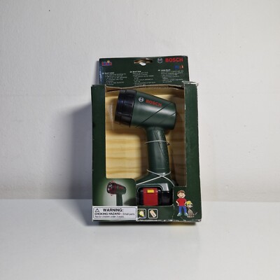 Theo Klein 8448 Bosch Akku-Lampe I Akku-Spielzeug-Taschenlampe (beschädigte Verpackung)