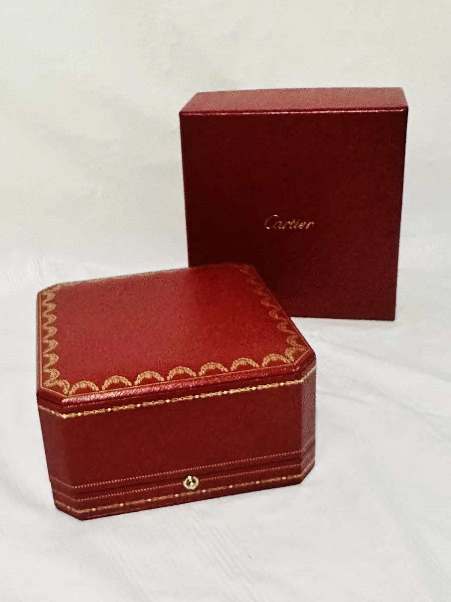Cartier Watch box Authentic Cartier Red WATCH case. Read