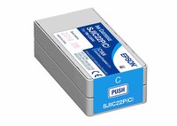 Epson Druckerpatrone Tinte Cyan FüR TM-C3500 (C33S020602) SJIC22P (C)