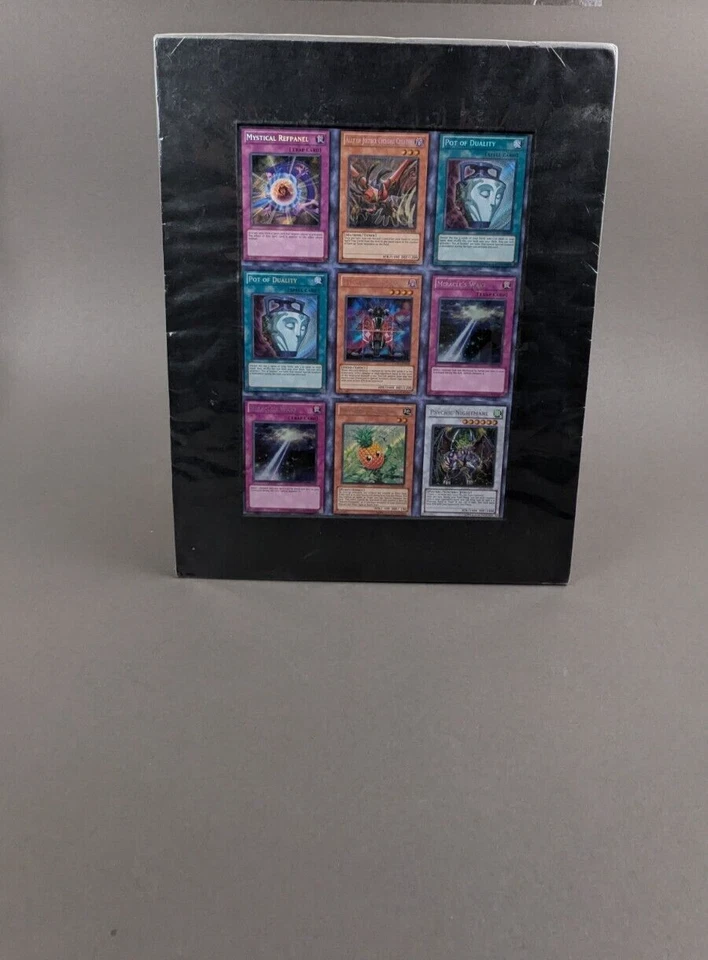 Duelist Revolution Secret Rare Pot Of Duality Uncut Sheet 3x3 YCS YuGiOh Stygian - Image 2 of 4