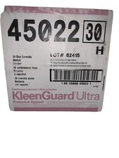 Kimberly-Clark Coverall Kleenguard Blue 45022 30 Medium Size, 24 In Box. Elastic