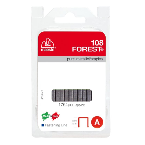Maestri art 108 Forest punti metallici per spillatrice graffette metalliche - Foto 1 di 2