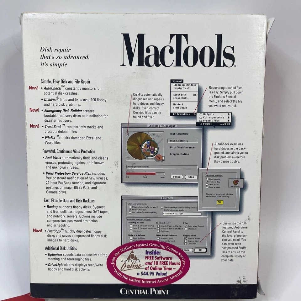 Central Point PC Tools for Windows Version 3 3.5" Floppy Vintage PC - Image 2 of 3