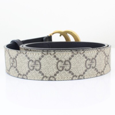 Gucci GG Marmont Thin Supreme Canvas Belt - Size 85/34 | eBay display picture 3