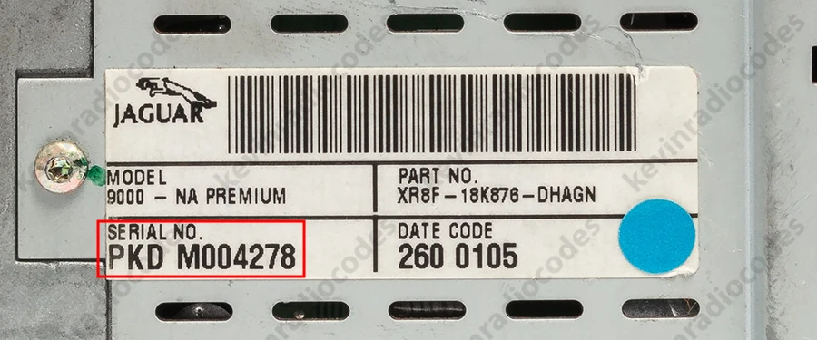 ✅JAGUAR RADIO DEKODIEREN PIN CODE FÜR ALLE MODELLE XF XJ XK S-TYPE X-TYPE✅ - Bild 4 von 4