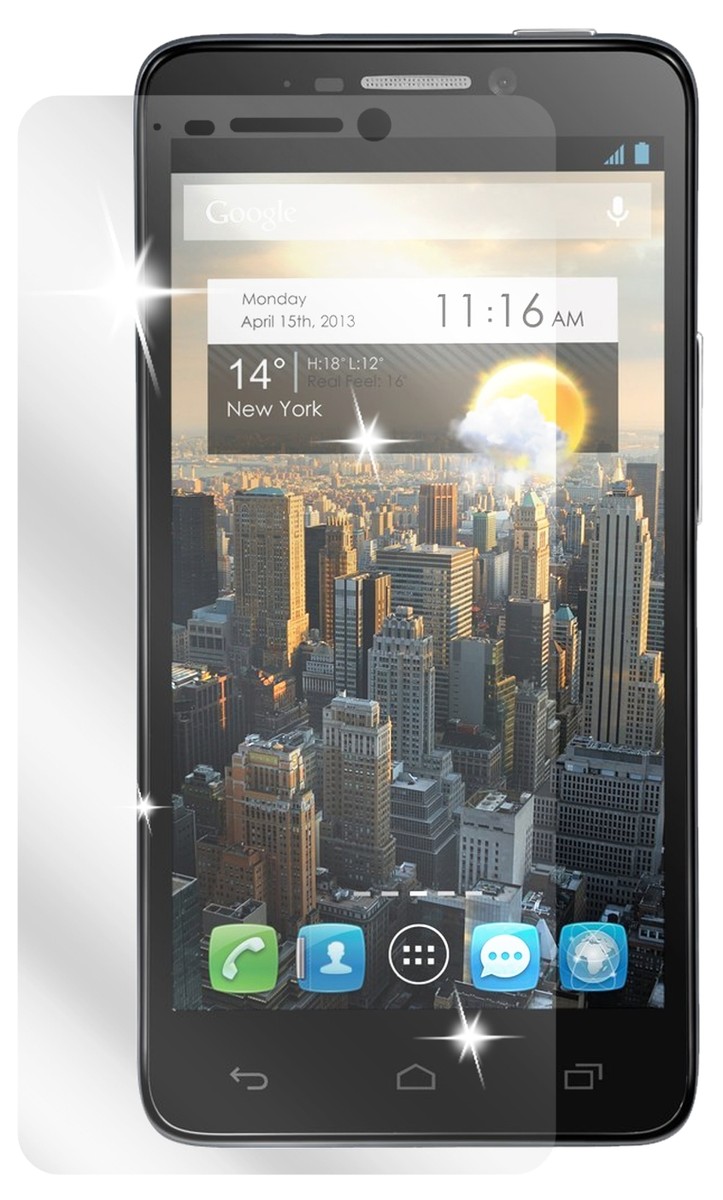 6x Pellicola per Alcatel One Touch Idol Prottetiva Transparente Proteggi Schermo