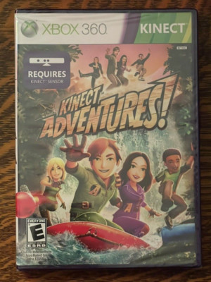 SEALED** NEW~XBOX 360 VIDEO GAME~ KINECT ADVENTURES~ 2010~REQUIRES KINECT SENSOR