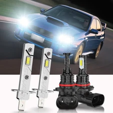 For Subaru Impreza 2004-2005 LED HEADLIGHT High Low Beam Bulbs White Kit Combo