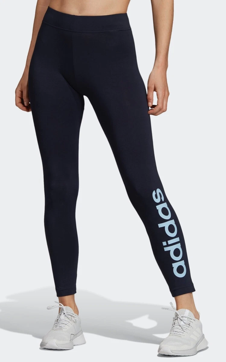 Adidas leggings top navy blue