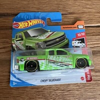 Hot Wheels 2020 Hw Rescue Treasure Hunt Chevy Silverado GrÜN 1/64 10/10