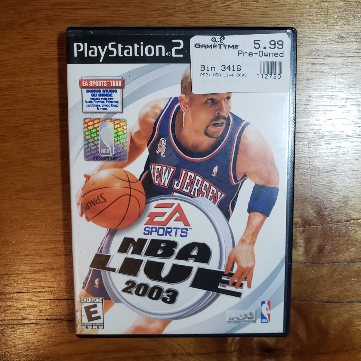 NBA Live 2003, 2002, PS2, Playstation CIB Complete in Box/Both Discs