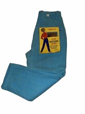 New VTG NOS 60s REGAL CALIFORNIA Western Slim Trim Girl Jeans 8 Preshrunk Cotton