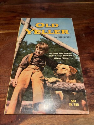 Old Yeller-pbk-Fred Gipson-Scholastic- 1965-1st printing-TK788 Ex+